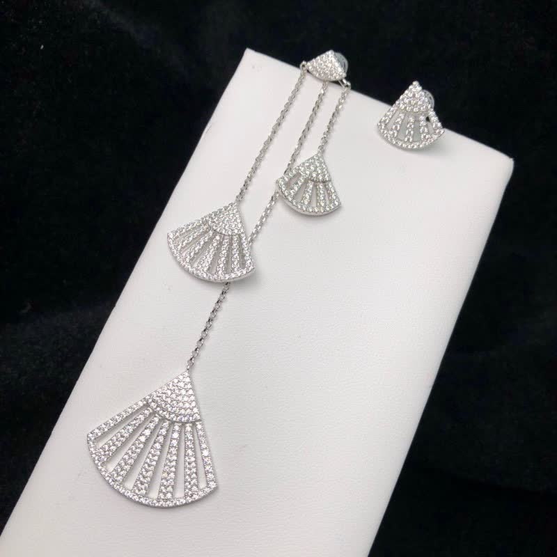 APM Monaco Fan-Shaped Earrings